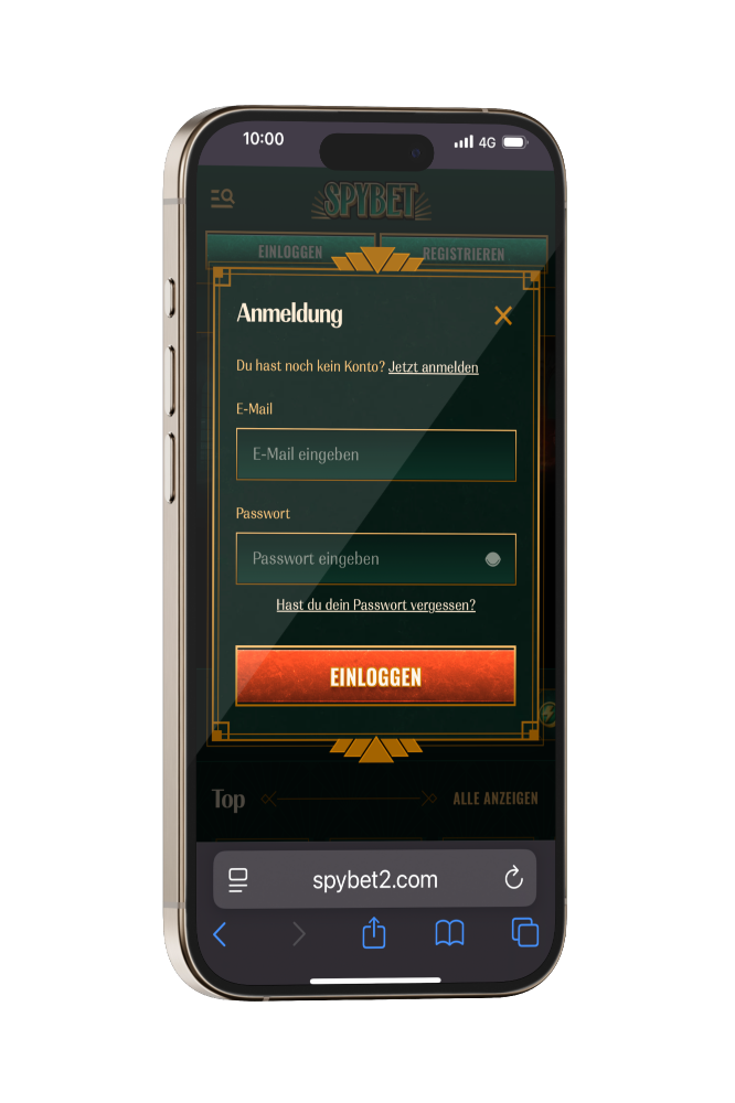 Einloggen bei Spy Bet Casino